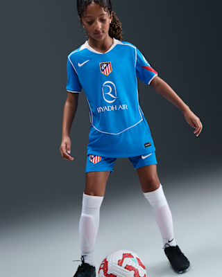 Nike Atlético Madrid 2025/26 Stadium Third Big Kids' Nike Dri-FIT Total 90 Soccer Replica Jersey