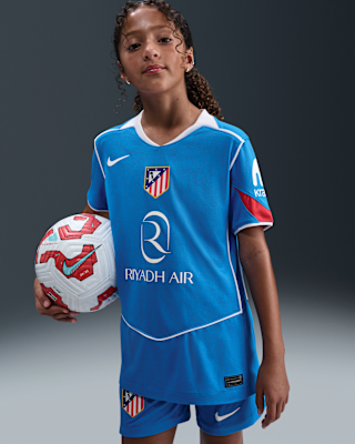 Nike Atlético Madrid 2025/26 Stadium Third Big Kids' Nike Dri-FIT Total 90 Soccer Replica Jersey