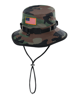 Nike Auburn 2025 Military Appreciation Boonie Men's Nike Dri-FIT College Bucket Hat