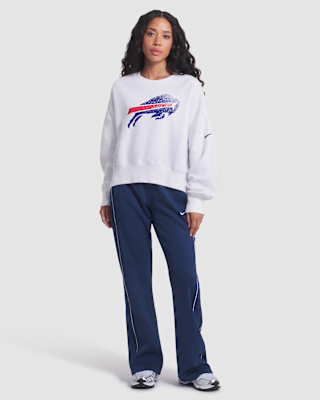 Nike Buffalo Bills Rivalries Collection Oversized Women's Nike NFL Pullover Crew