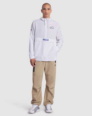 Nike Buffalo Bills Rivalries Collection Sideline Anorak Men's Nike NFL 1/2-Zip Hooded Jacket