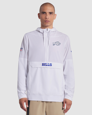 Nike Buffalo Bills Rivalries Collection Sideline Anorak Men's Nike NFL 1/2-Zip Hooded Jacket
