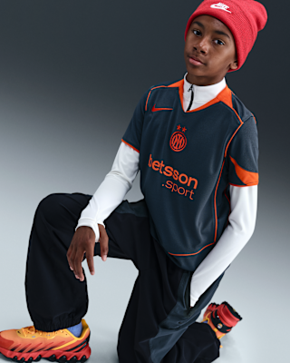 Nike Inter Milan 2025/26 Stadium Third Big Kids' Nike Dri-FIT Total 90 Soccer Replica Jersey
