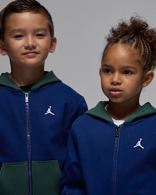 Nike Jordan Brooklyn Fleece Little Kids' 2-Piece Full-Zip Hoodie Set