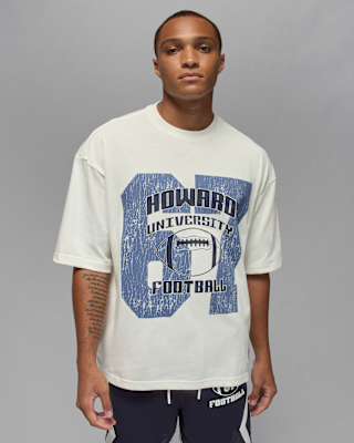 Nike Jordan Flight Essentials X Howard University Men's Oversized T-Shirt
