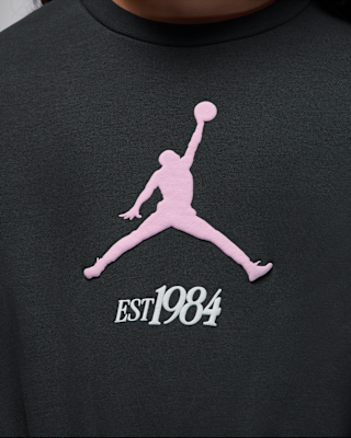 Nike Jordan Jumpman Club Little Kids' Pleated Fleece Crew