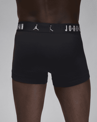 Nike Jordan Men's Flight Cotton Boxer Trunks (3-Pack)