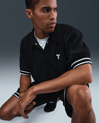 Nike Kobe Men's Pleated Short-Sleeve Basketball Top