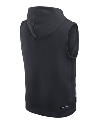 Nike Miami Dolphins Rivalries Collection Sideline Men's Nike Dri-FIT NFL Sleeveless Pullover Hoodie