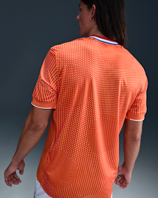 Nike Netherlands 2025 Stadium Home (Women's Team) Men's Nike Dri-FIT Soccer Replica Jersey