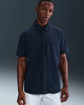 Nike Nike 24.7 PerfectStretch Men's Dri-FIT Short-Sleeve Snap-Down Top