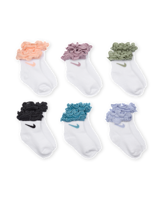 Nike Nike Baby (12-24M)/Toddler Ruffled Socks (6 Pairs)