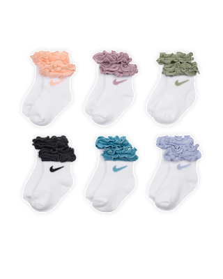Nike Nike Baby (12-24M)/Toddler Ruffled Socks (6 Pairs)