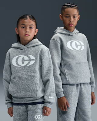 Nike Caitlin Clark Big Kids' Fleece Pullover Hoodie