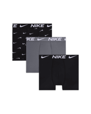 Nike Nike Dri-FIT Essentials Big Kids' Printed Boxer Briefs (3-Pack)