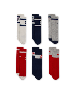 Nike Nike Dri-FIT Little Kids' Retro Crew Socks (6 Pairs)