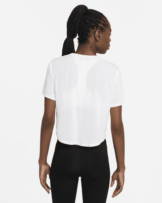 Nike Nike Dri-FIT One Women's Standard Fit Short-Sleeve Cropped Top