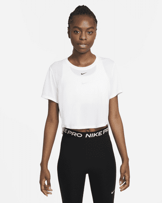 Nike Nike Dri-FIT One Women's Standard Fit Short-Sleeve Cropped Top