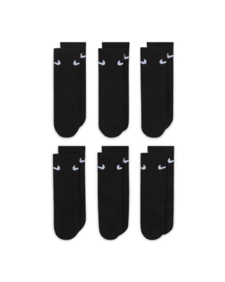 Nike Nike Dri-FIT Performance Basics Big Kids' Crew Socks (6 Pairs)