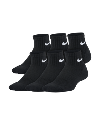 Nike Nike Everyday Kids' Cushioned Ankle Socks (6 Pairs)