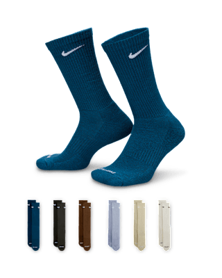 Nike Nike Everyday Plus Cushioned Training Crew Socks (6 Pairs)
