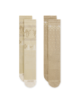 Nike Nike Everyday Plus Cushioned Winter Wonderland Crew Socks (2 Pairs)