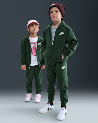 Nike Nike Full-Zip Club Set Little Kids 2-Piece Hoodie Set