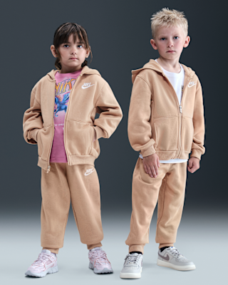 Nike Nike Full-Zip Club Set Little Kids 2-Piece Hoodie Set