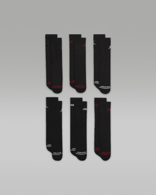 Nike Jordan Big Kids' Legend Crew Socks (6 Pairs)