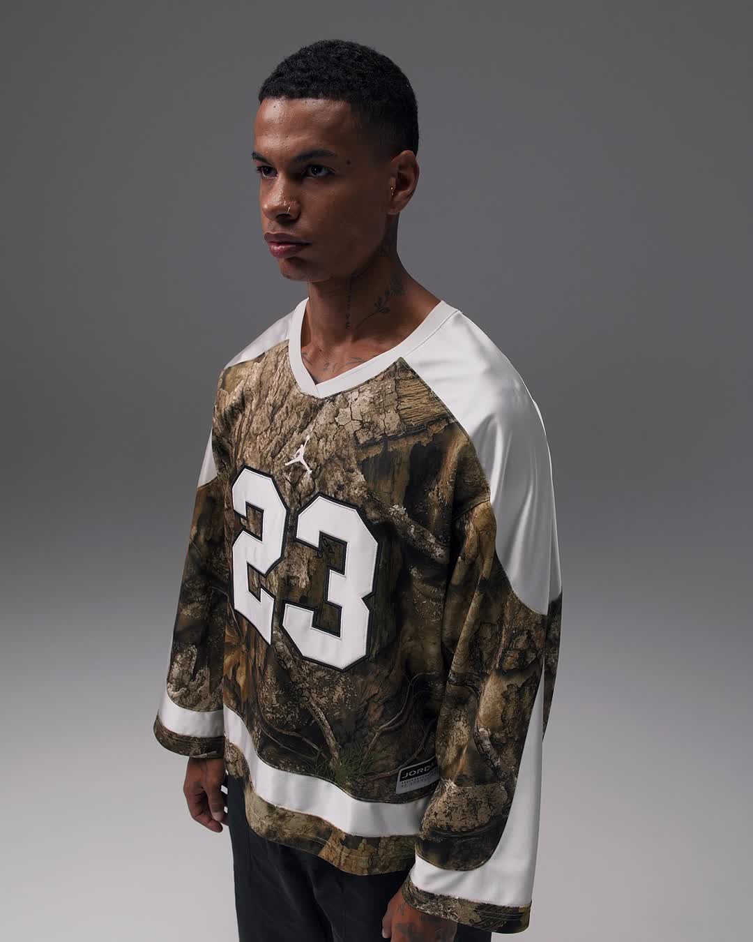 Nike Jordan Brooklyn Men's Realtree Hockey Jersey