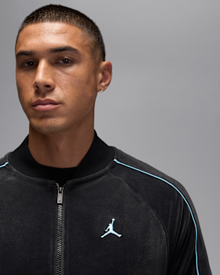 Nike Jordan Brooklyn Men's Velour Track Jacket