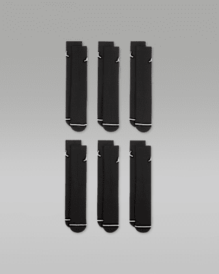 Nike Jordan Everyday Cushioned Crew Socks (6 Pairs)