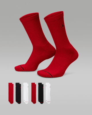 Nike Jordan Everyday Cushioned Crew Socks (6 Pairs)