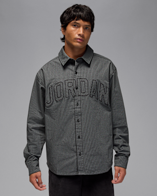 Nike Jordan Flight Men's Oxford Long-Sleeve Top