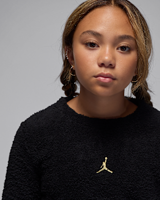 Nike Jordan Mountainside Big Kids' Bouclé Crew