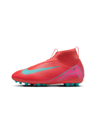 Nike Nike Jr. Mercurial Superfly 10 Academy Little/Big Kids' Artificial-Grass High-Top Soccer Cleats