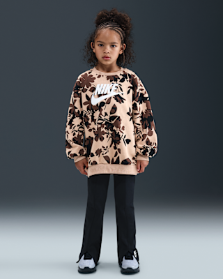 Nike Nike Little Kids' Floral Camo Crew and Leggings Set