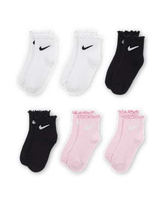 Nike Nike Little Kids' Lettuce Welt Ankle Socks (6 Pairs)