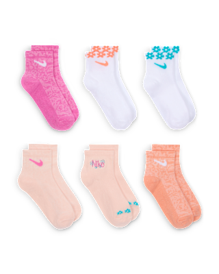 Nike Nike Little Kids' Wild Flower Ankle Socks (6 Pairs)