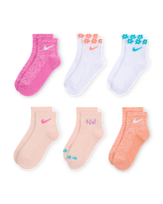 Nike Nike Little Kids' Wild Flower Ankle Socks (6 Pairs)