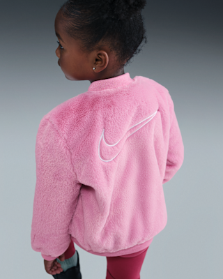 Nike Nike Little Kids' Faux Fur Bomber Jacket