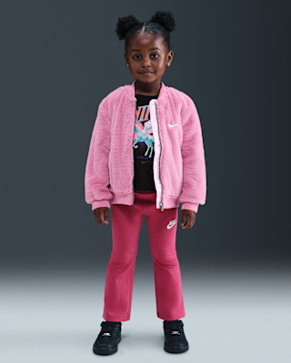 Nike Nike Little Kids' Faux Fur Bomber Jacket