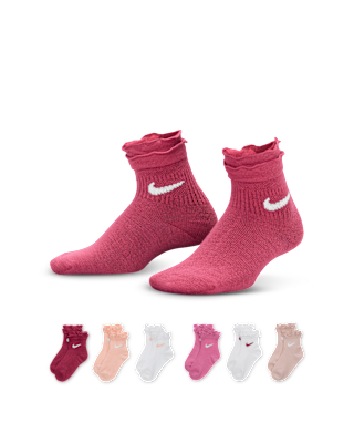 Nike Nike Little Kids' Ruffle Ankle Socks (6 Pairs)