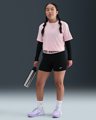Nike Nike Pro Girls' Dri-FIT Shorts (Extended Size)