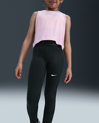 Nike Nike Pro Girls' Mid-Rise Leggings