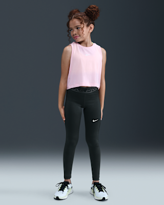 Nike Nike Pro Girls' Mid-Rise Leggings