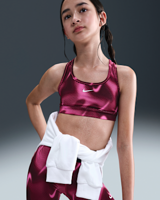 Nike Nike Pro Swoosh Big Kids' (Girls') Sports Bra