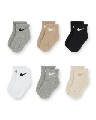 Nike Nike Swoosh Baby/Toddler Ankle Socks (6 Pairs)