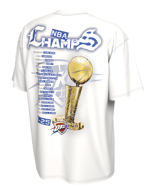 Nike Oklahoma City Thunder Nike NBA Parade T-Shirt