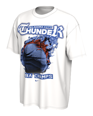 Nike Oklahoma City Thunder Nike NBA Parade T-Shirt